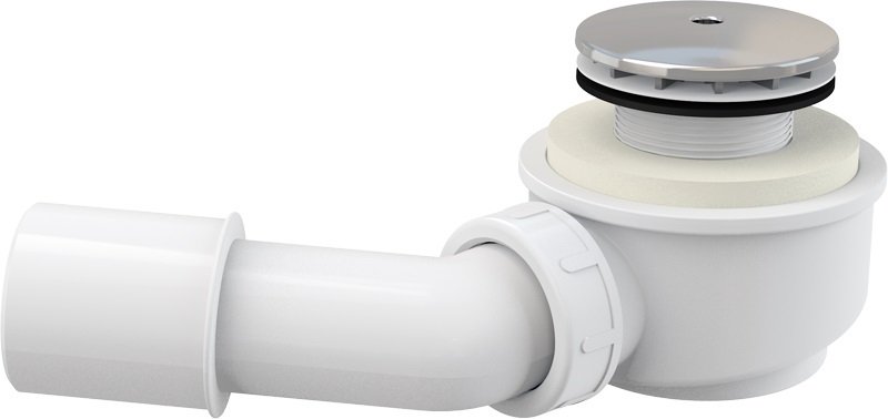 Aquaestil Sifon za tuš kadu s kromiranim poklopcem Ø52 Alcaplast