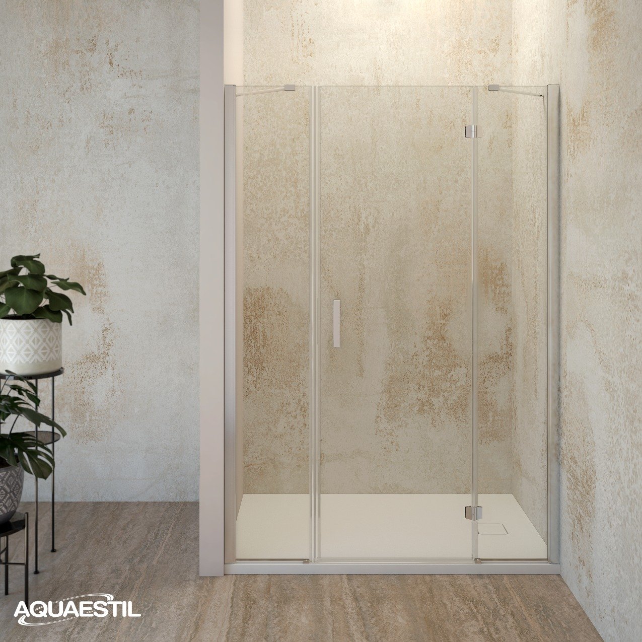Tuš paravan Aquaestil Aurora D2 za nišu