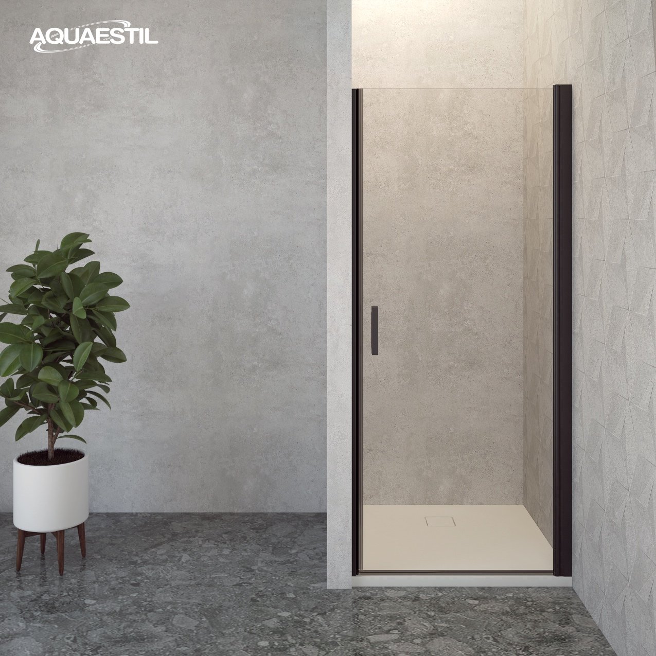 Tuš paravan Aquaestil Oasis D za nišu