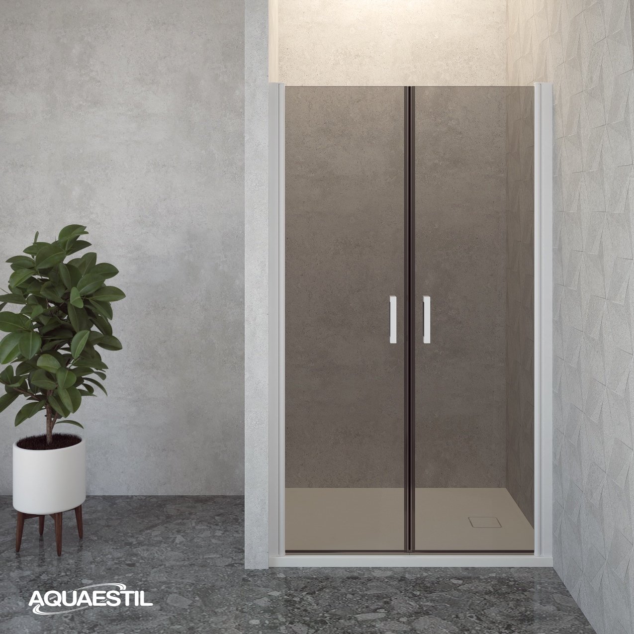 Tuš paravan Aquaestil Oasis 2D za nišu