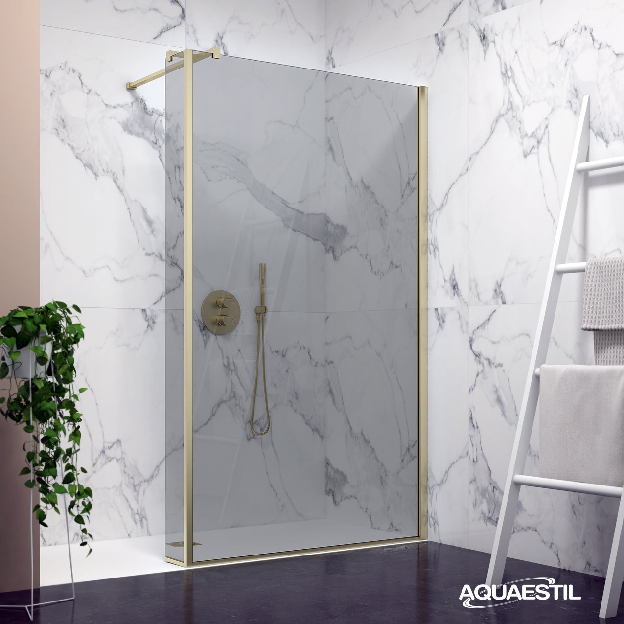 Tuš paravan Aquaestil Zenith Wall +L