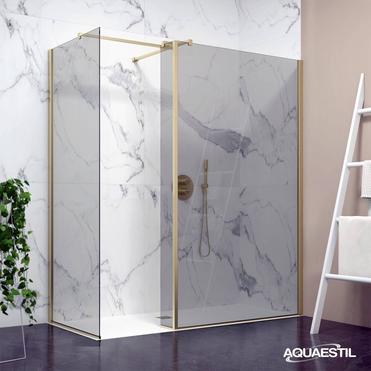 Tuš paravan Aquaestil Zenith Wall +L +W