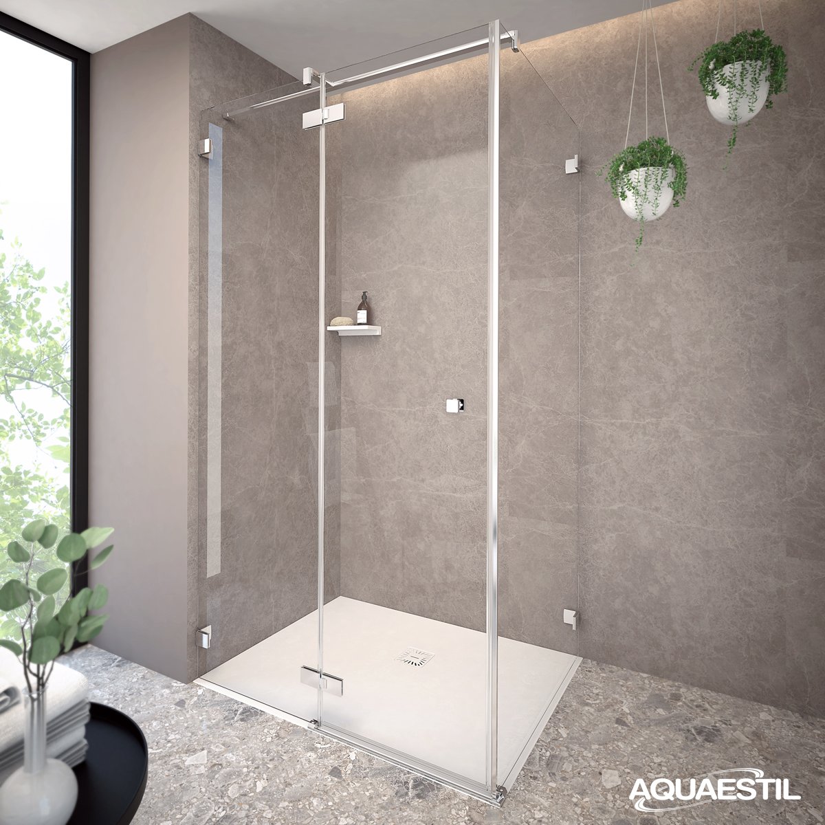 Tuš paravan Aquaestil Atlantis DW+W