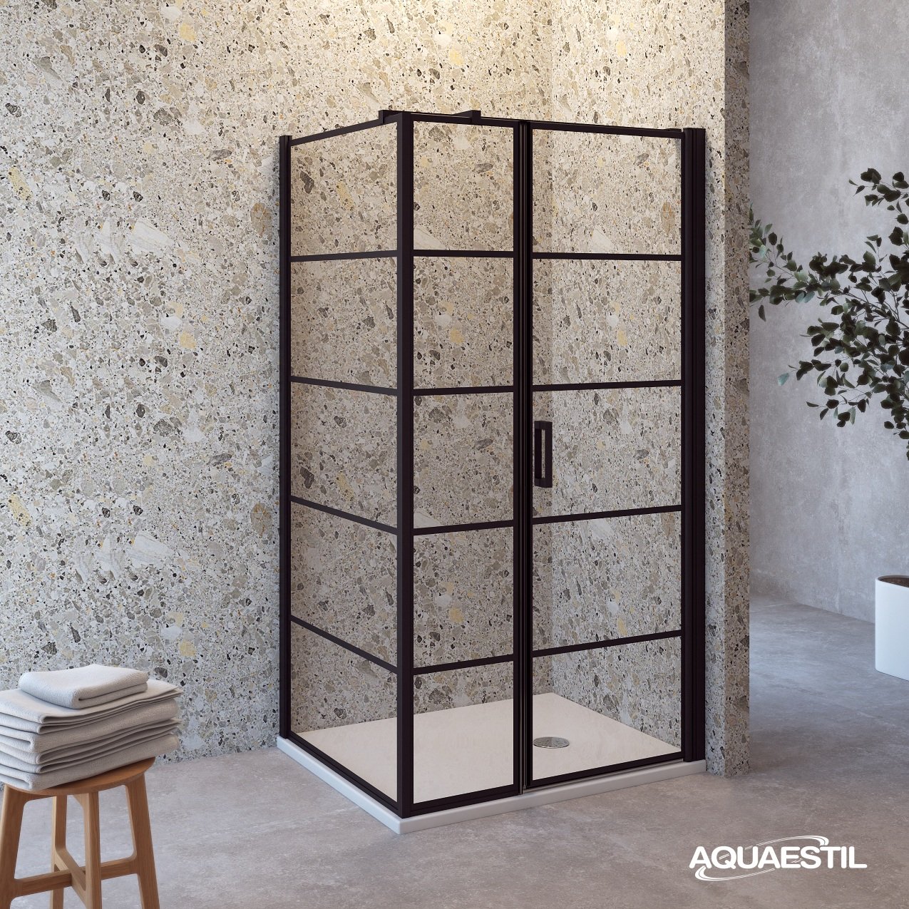 Tuš paravan Aquaestil Mars Glam D+W