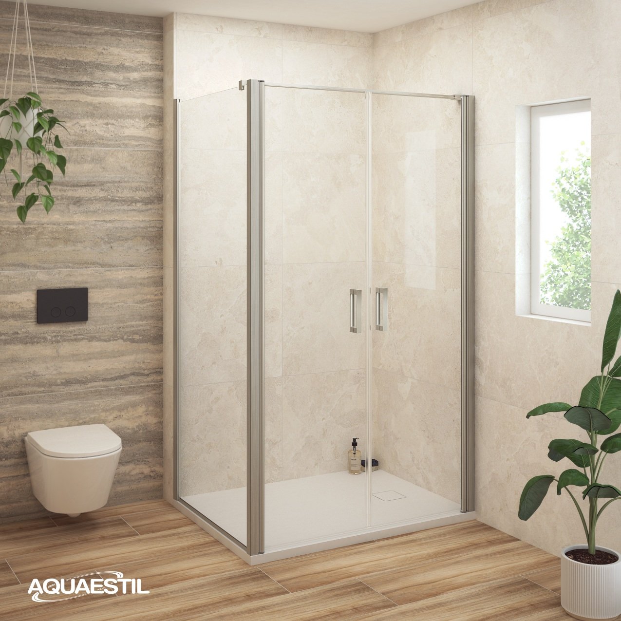 Tuš paravan Aquaestil Oasis 2D+W